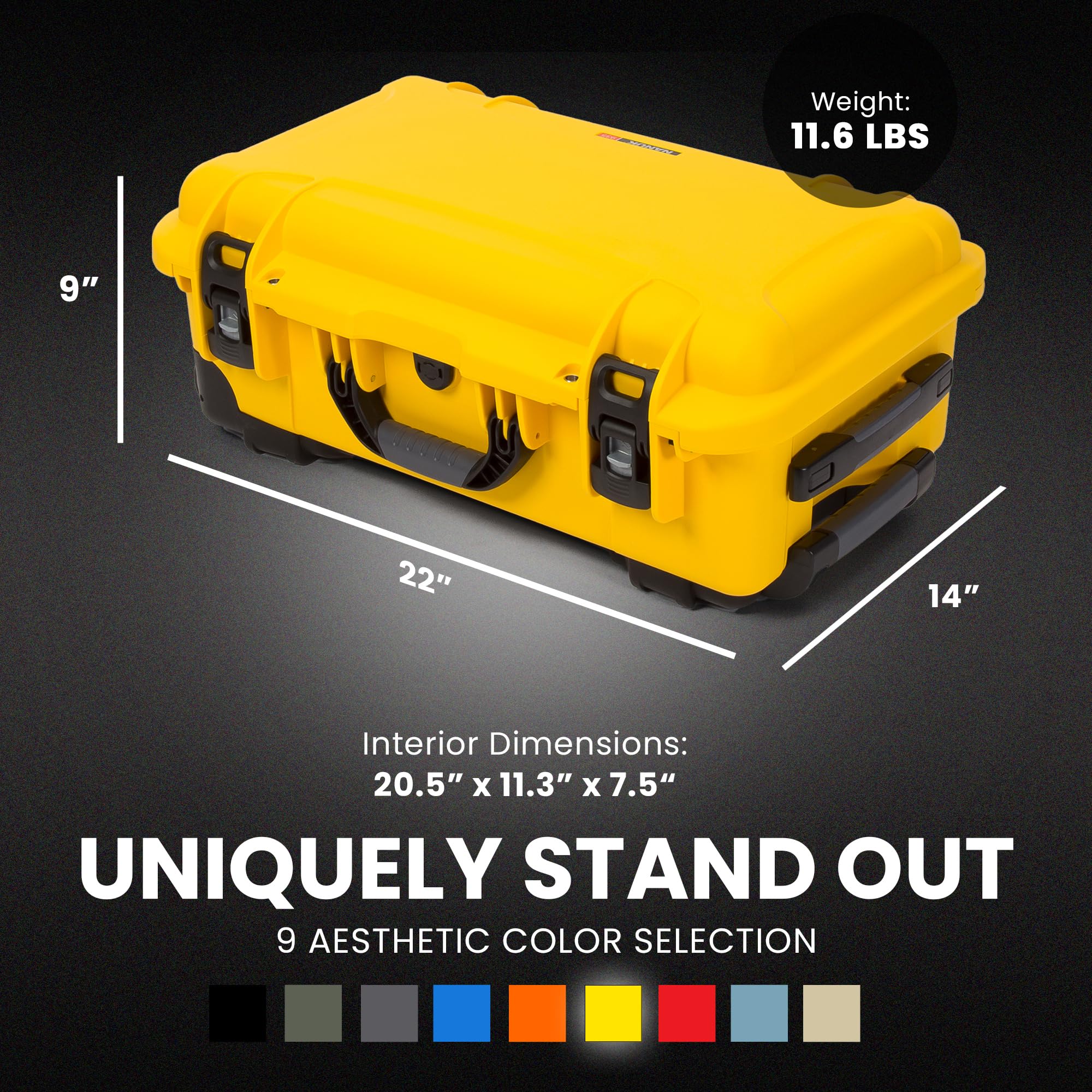 Amazon | Nanuk 935 Yellow | NANUK | 防水ケース・ダイビングバッグ